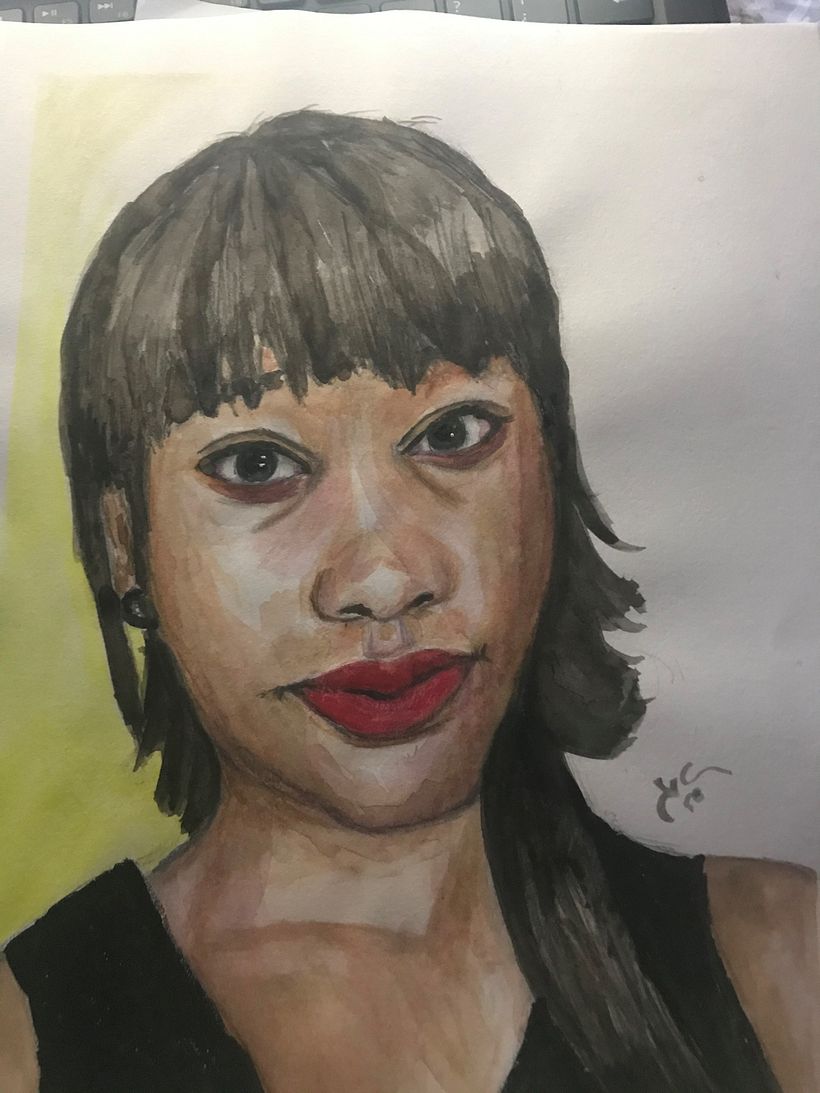 Mi Proyecto del curso: Retrato en acuarela a partir de una fotografía 0