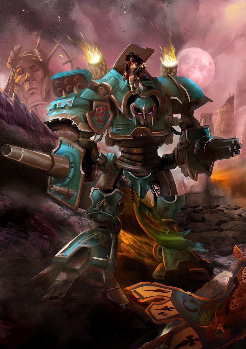 Esta es la ilustración sin ninguna capa de corrección.