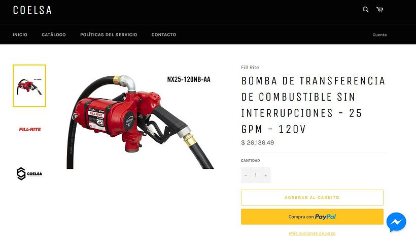 Selección de Producto - COELSA