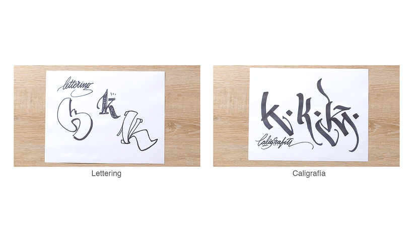 ¿Qué es la caligrafía y qué es el lettering? 8