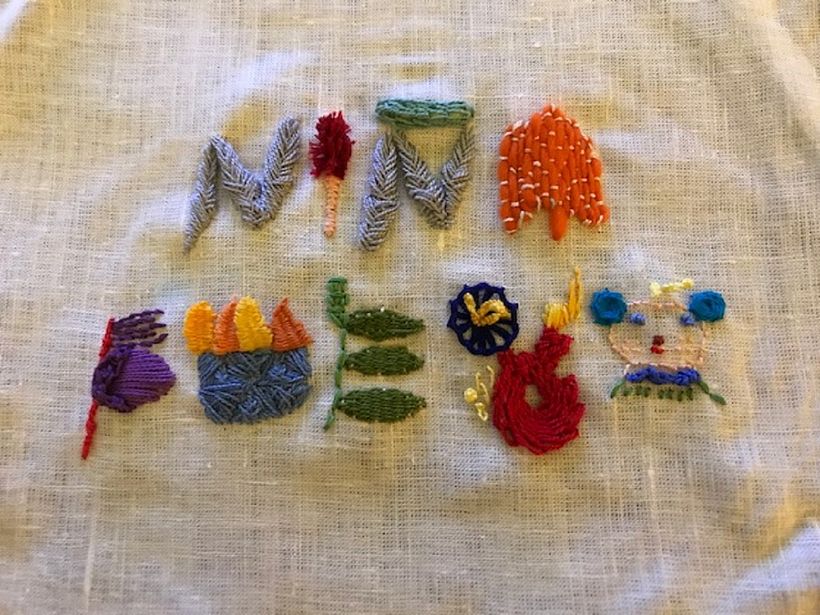 Rheba's project in Introduction to Raised Embroidery course 0