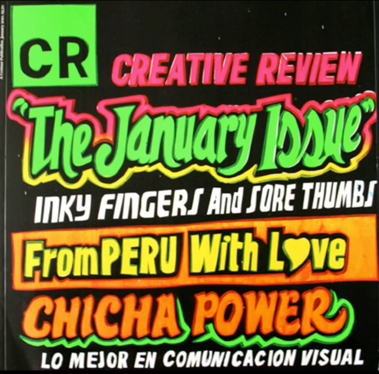 "Creative Review” Magazine. Cover by Elliot Tupac