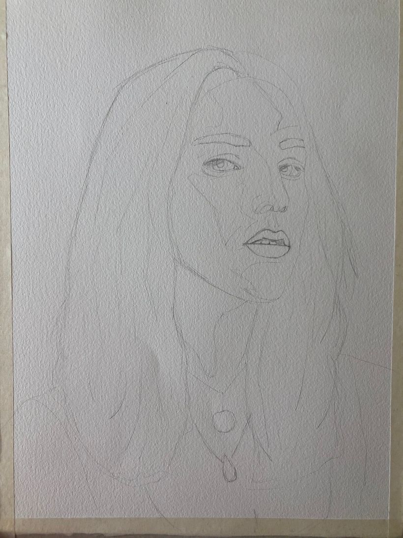 My project in Artistic Portrait with Watercolors course 0