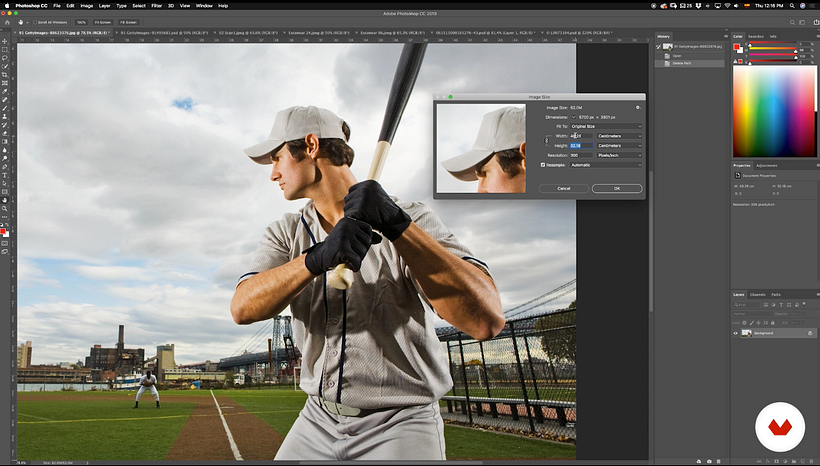 Example of stock images