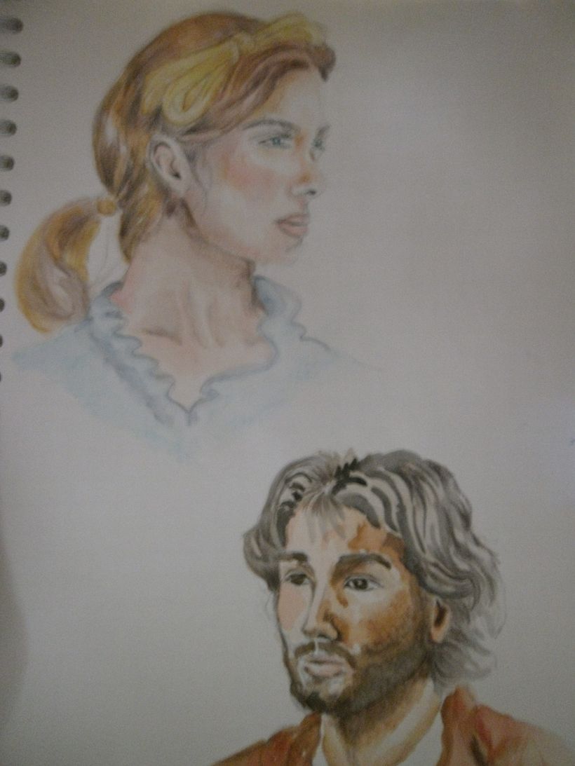 Mi Proyecto del curso: Cuaderno de retratos en acuarela 3