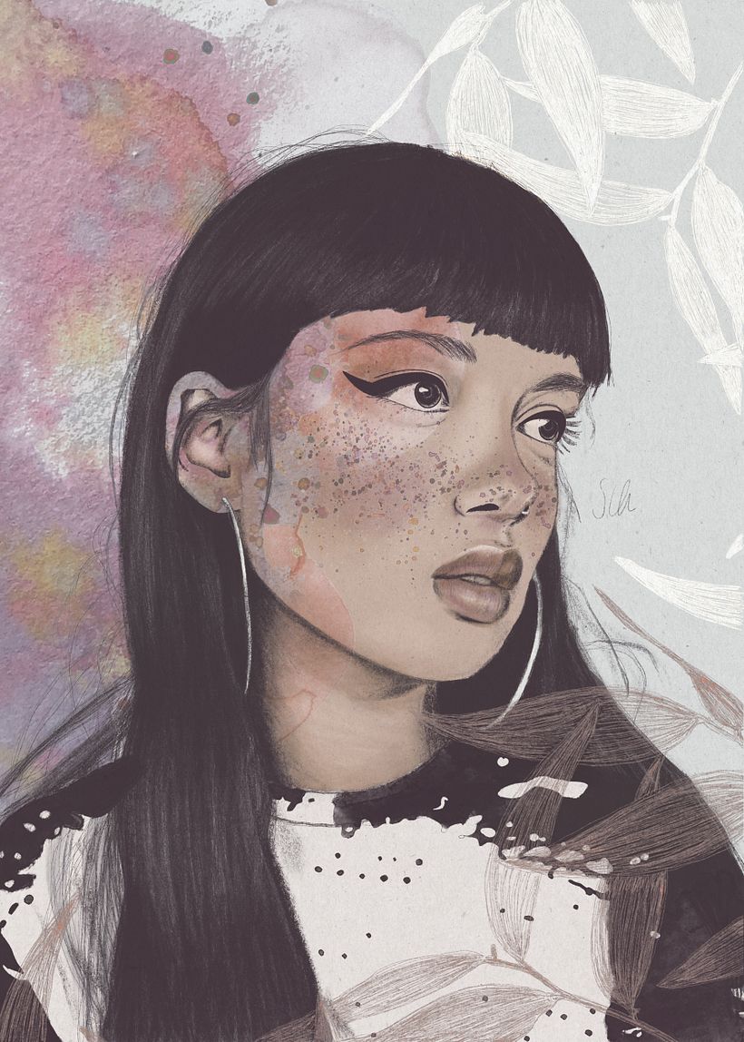 Mi Proyecto del curso: Retrato ilustrado con Procreate 0