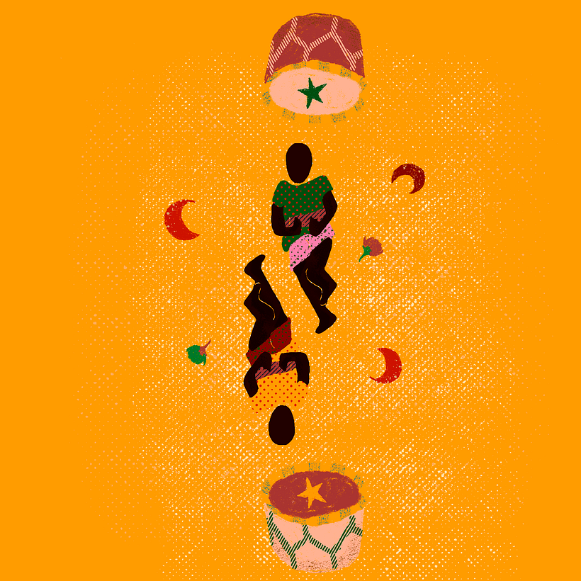 Ders projem: Photoshop ile düz illüstrasyon 1