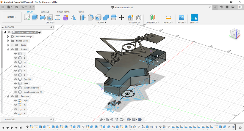 Este a sido el primero de los mucho trabajos en 3D que pienso hacer.
