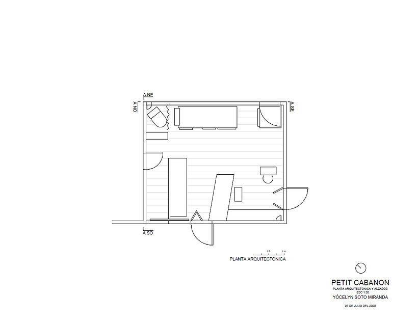 Mi Proyecto del curso: Introducción al dibujo arquitectónico en AutoCAD 1