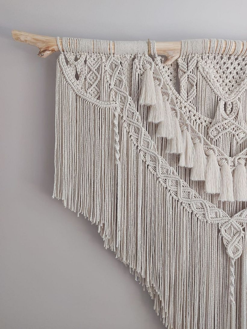 Mi Proyecto del curso: Macramé: nudos básicos y complejos  - Macramé
