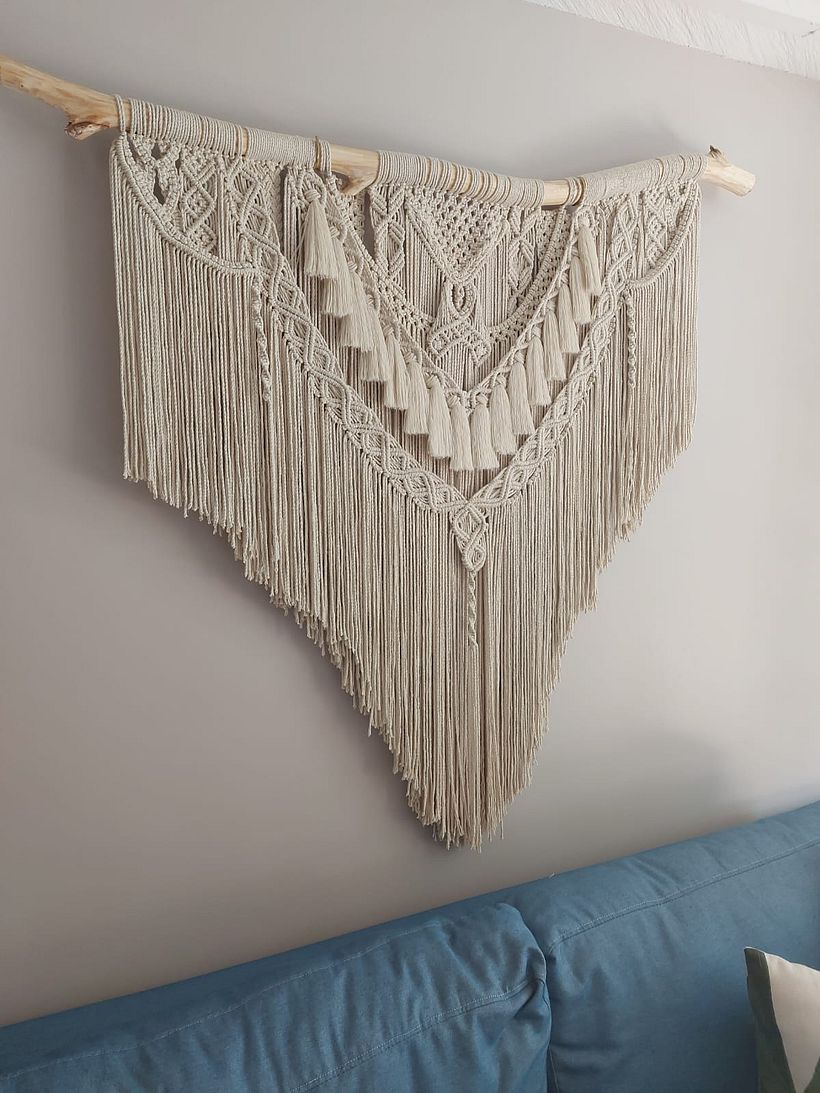 Mi Proyecto del curso: Macramé: nudos básicos y complejos  - Macramé