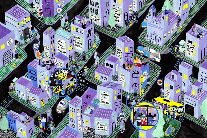 Cómic para la revista "Strapazin" 3