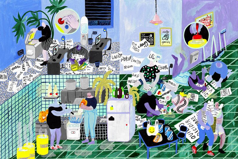 Cómic para la revista "Strapazin" 1