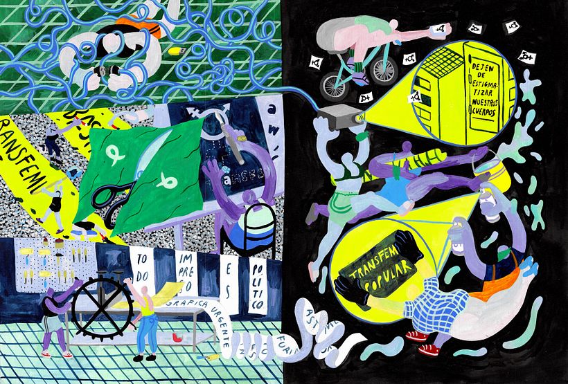 Cómic para la revista "Strapazin" 2