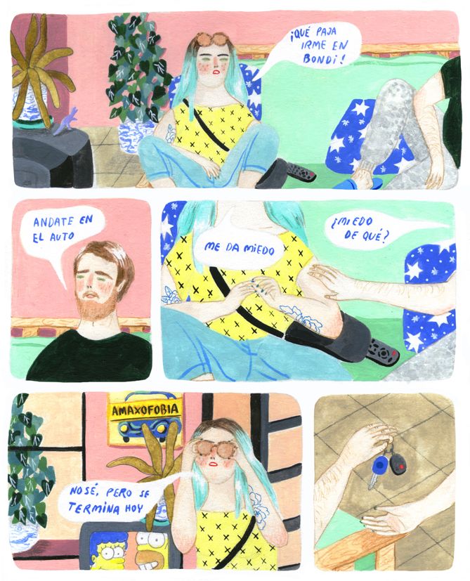 Amaxofobia - Cómic 1