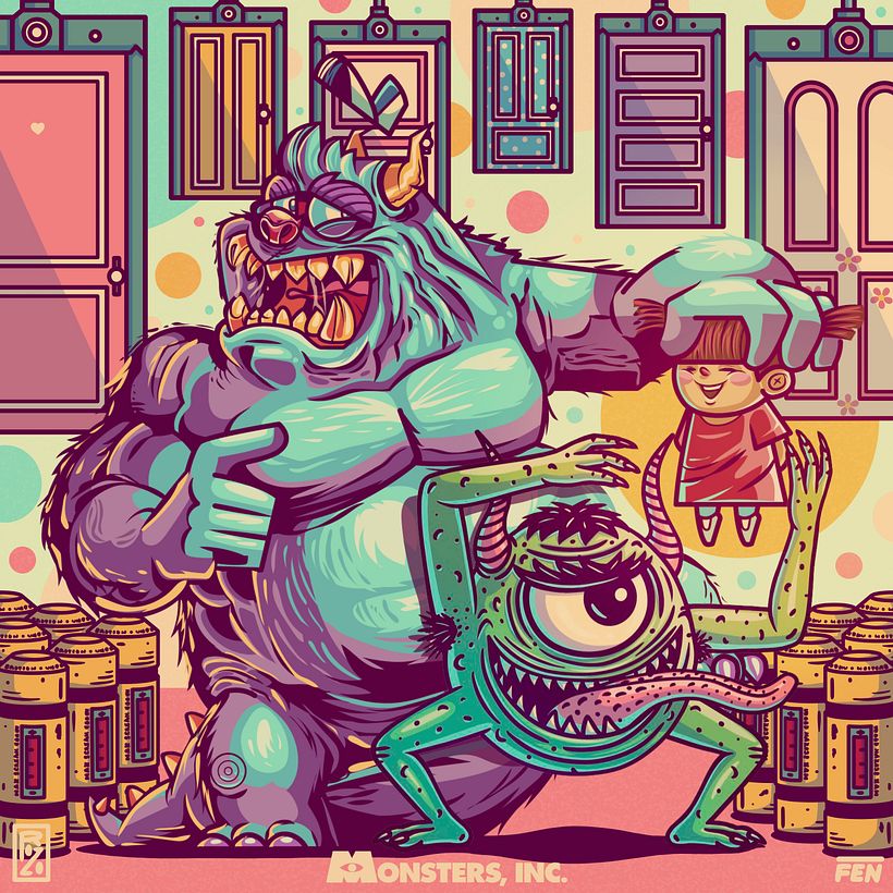 Monsters Ink - In collaboration with Edgar Rozo