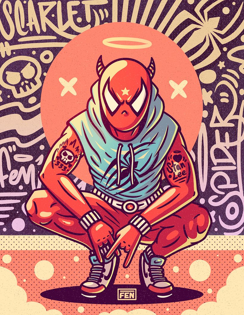 Spiderman - Scarlett Spider
