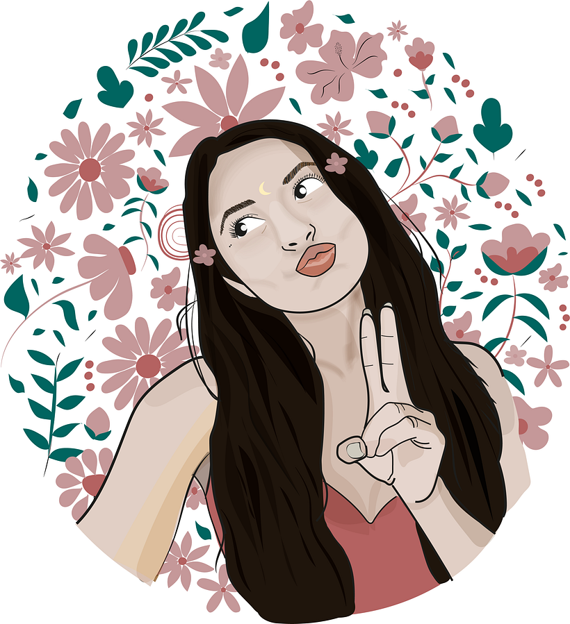  la verdad no quería colocar sombras a las flores  ¿ les gusta o es mejor que estén con sombras? 