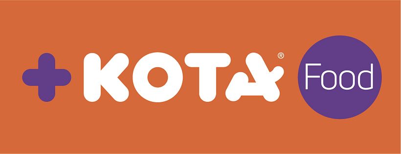 Logo +KOTA Food para tiendas de alimento