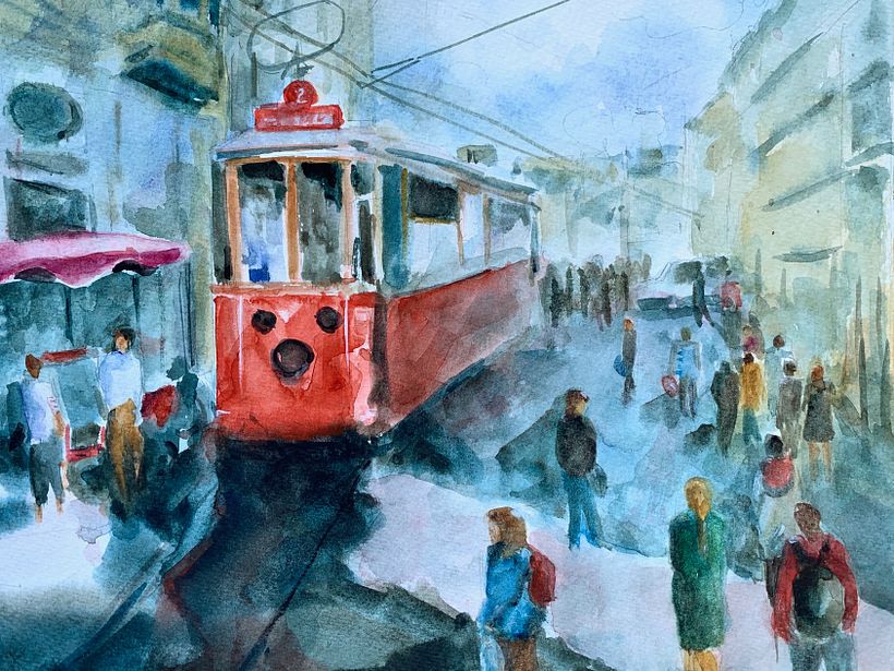 My project in Urban Landscapes in Watercolor course 1