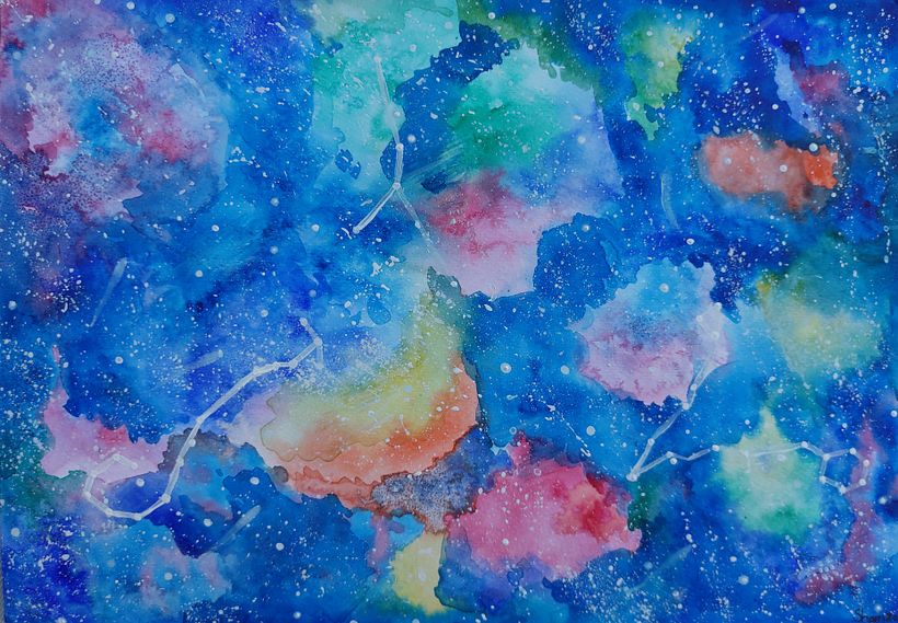 My basic project in Modern Watercolor Techniques course 0