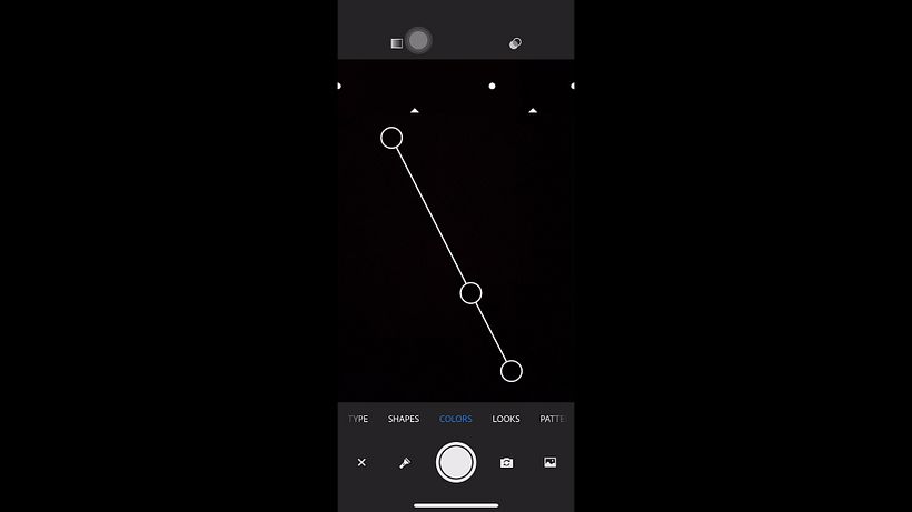 Open the Colors menu in Adobe Capture