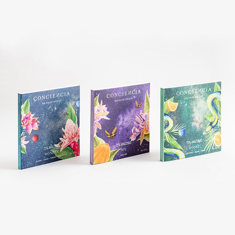 Conciencia - Raw Healing Chocolate - Branding & Identity
