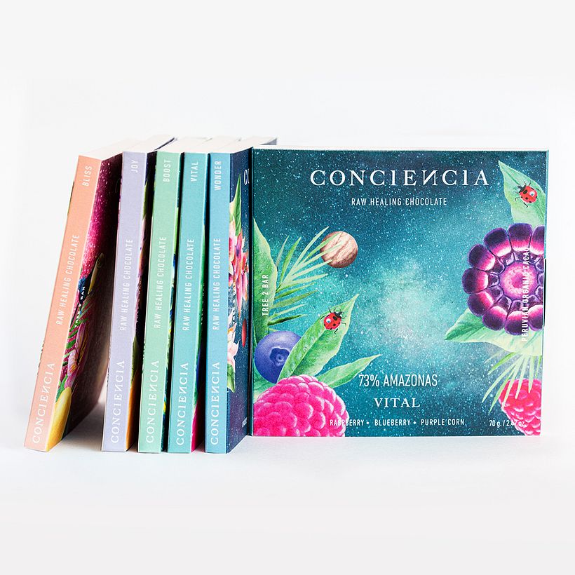 Conciencia - Raw Healing Chocolate - Branding & Identity