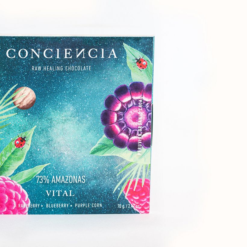 Conciencia - Raw Healing Chocolate - Branding & Identity