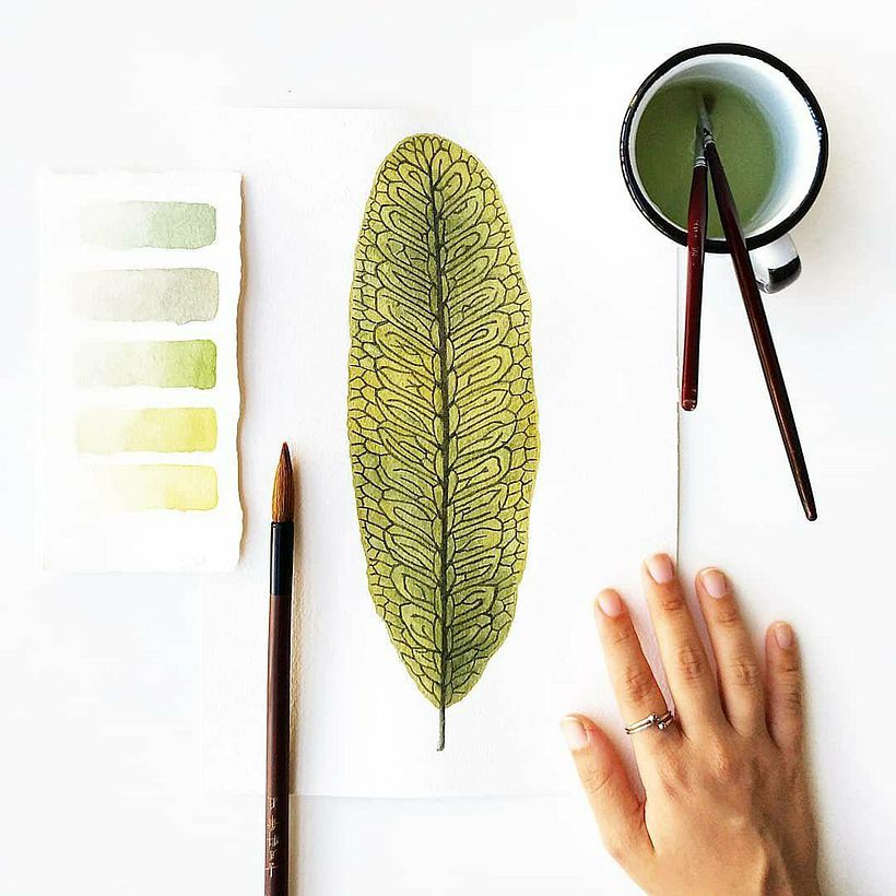 Aquarelas para TexPrima - Traditionelle Illustration