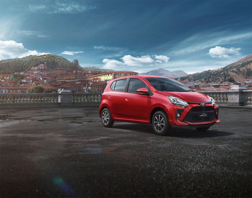 Matte Painting Toyota Agya 1