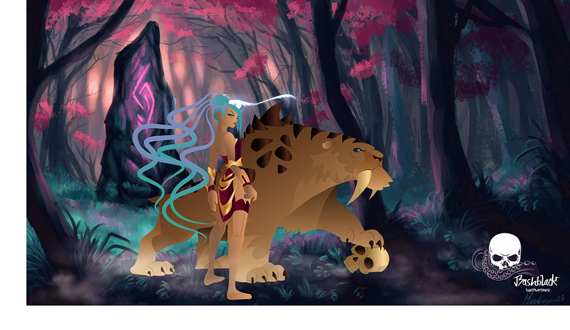 DISEÑO DE PERSONAJE_Guerrera -1