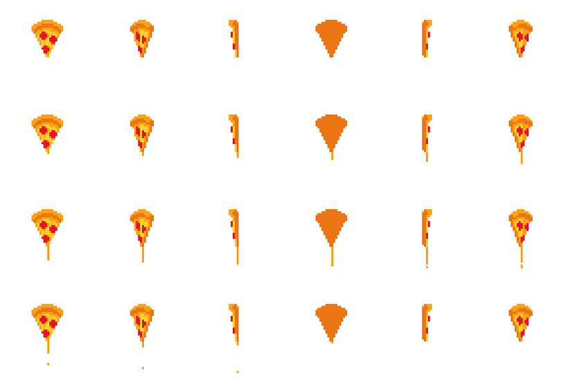 Sprite Sheet Ítem Pizza