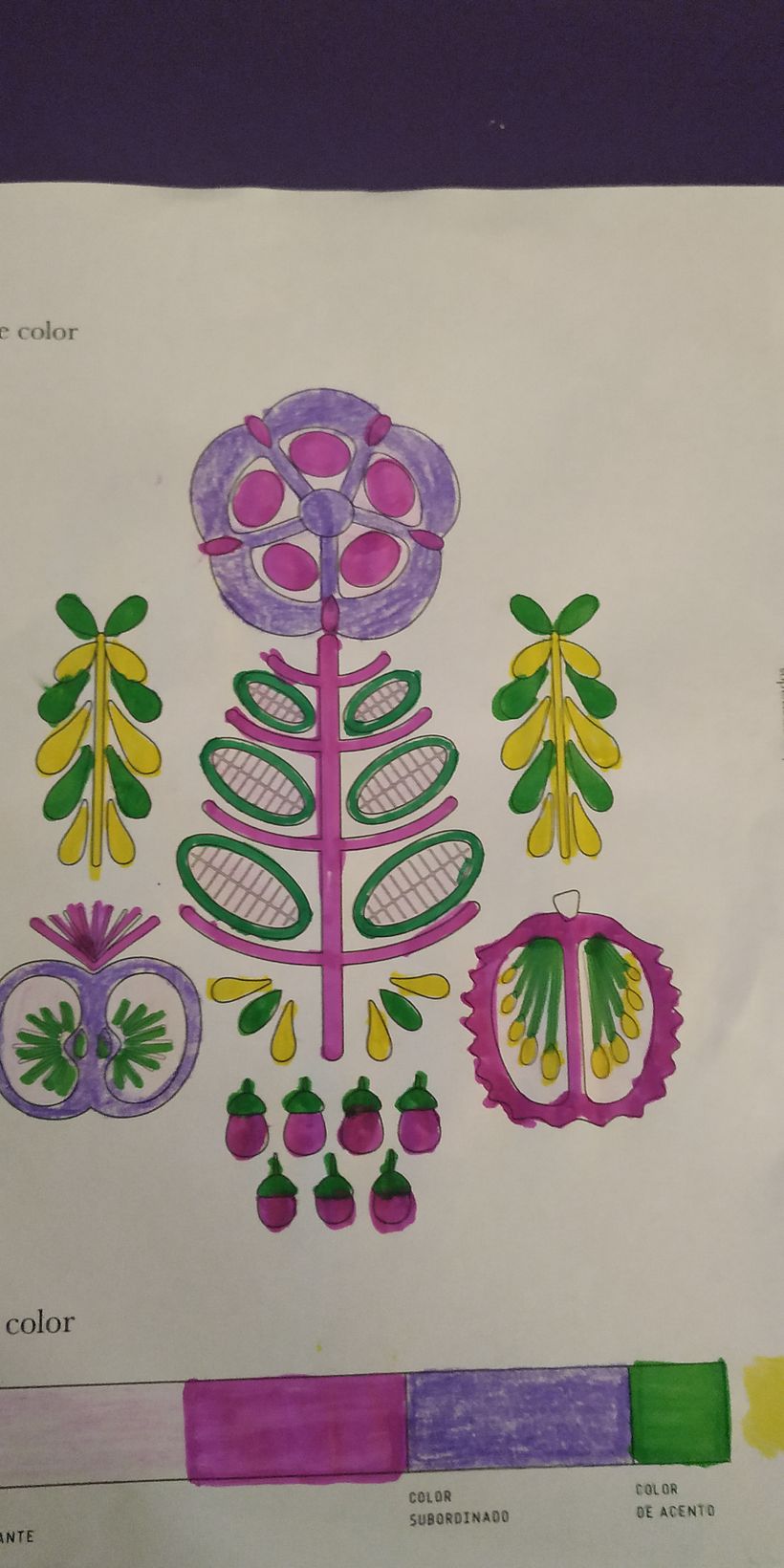 My project in Theory of Colour for Textile Projects course 1