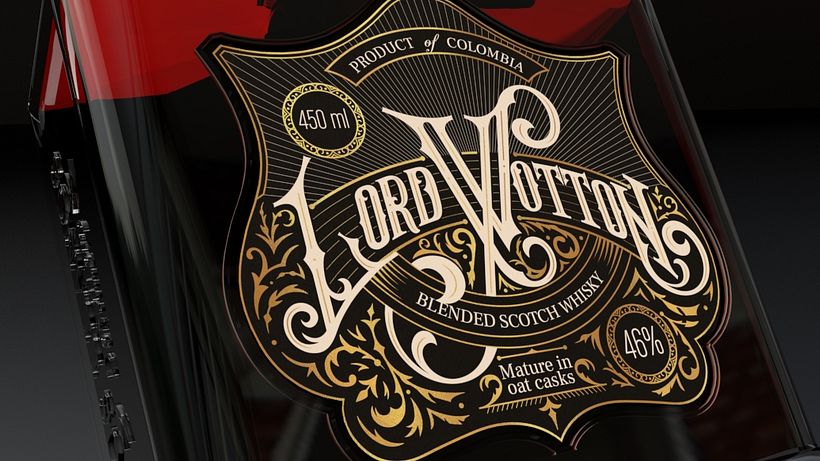 Wordmark Design | Lord Wotton Whisky 1