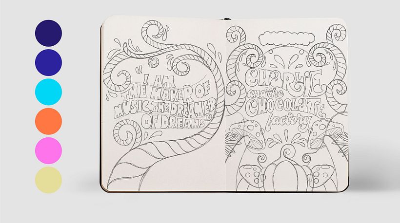 Lettering+ Illustration | Book set 1