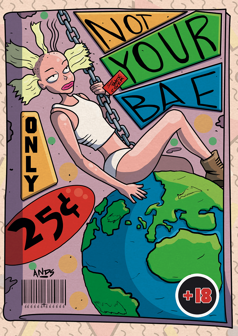 Final art "NOT YOUR BAE"
