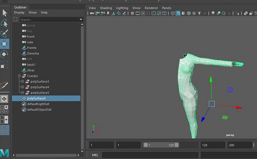 consulta multiples objetos, Maya 1