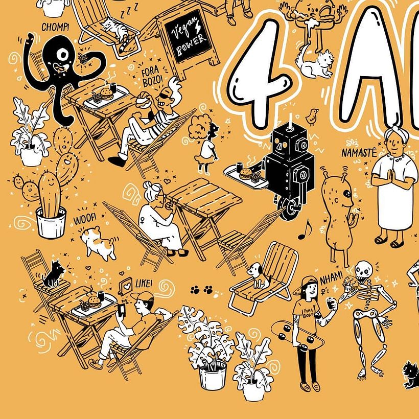 My project in Doodle-Style Vector Illustration course 3