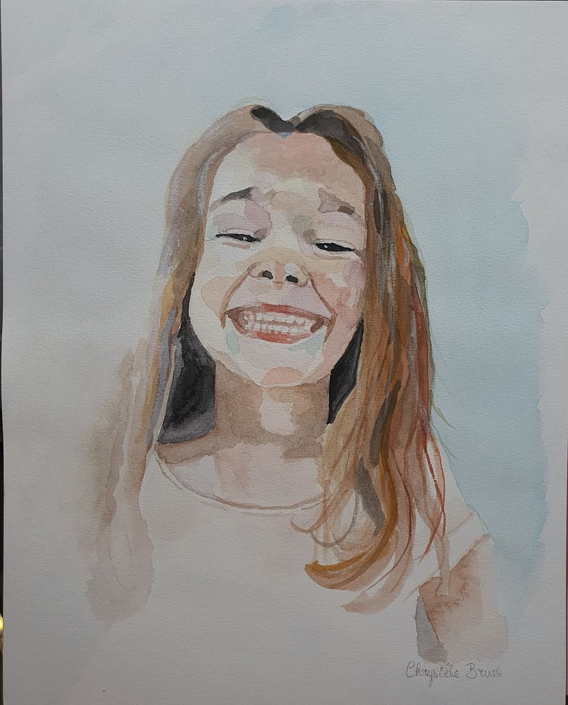 This is my daughter Anaïs aged 5.