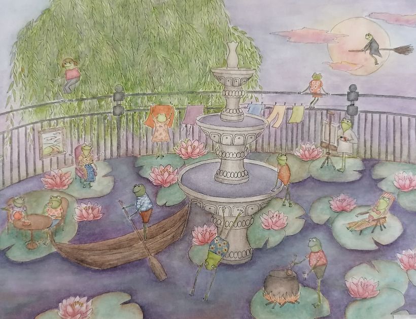 My project in Watercolor Coloring for Comics and Illustrations course 1