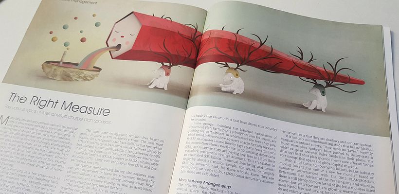 Ilustraciones para la revista Plansponsor, USA. 1