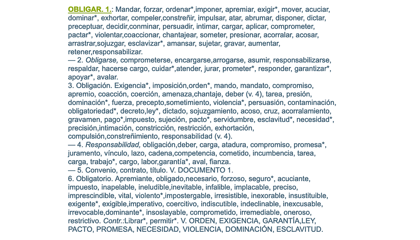 Diccionario de ideas afines