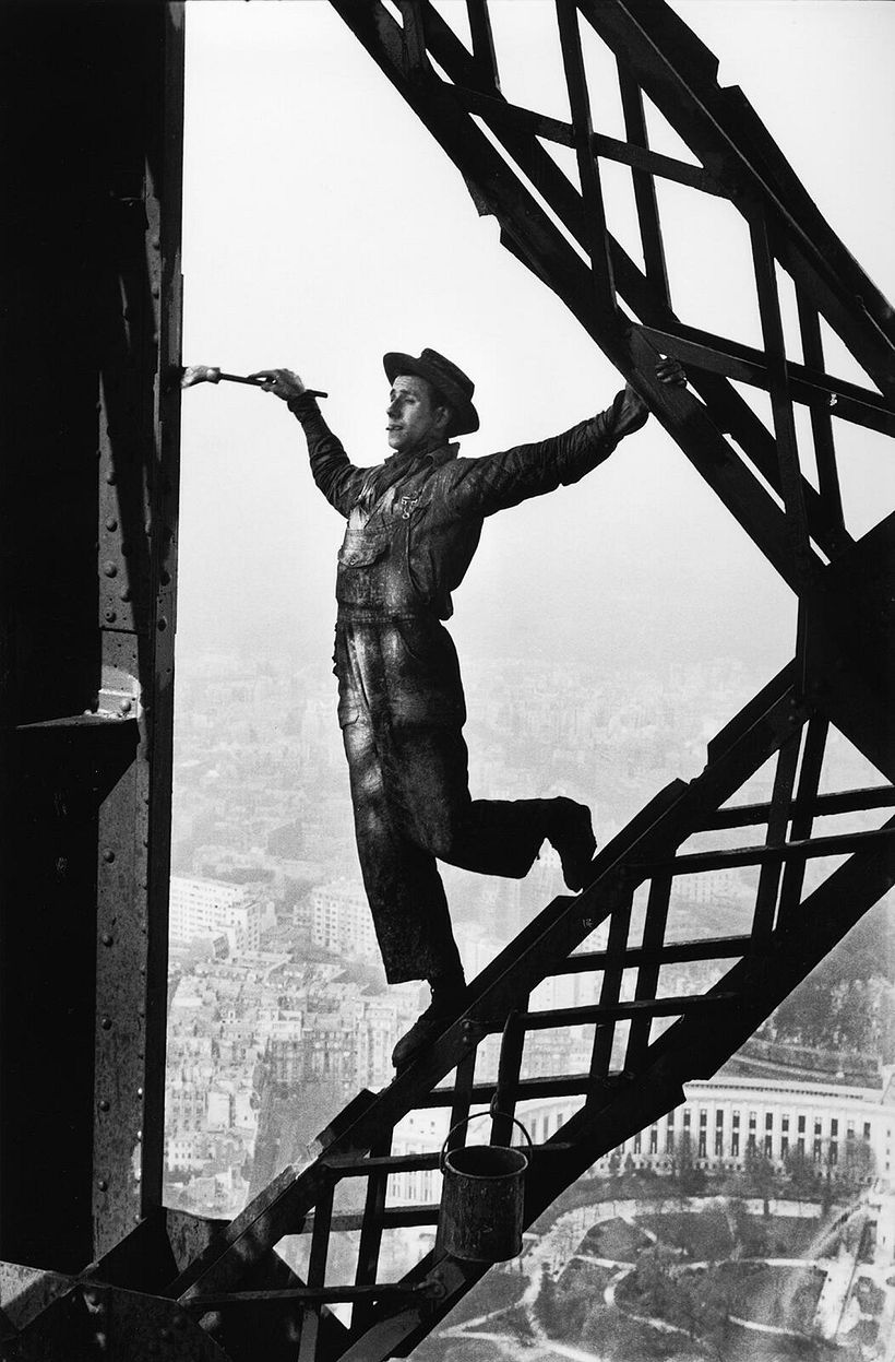Le Peintre de la Tour Eiffel (Marc Riboud, 1953)