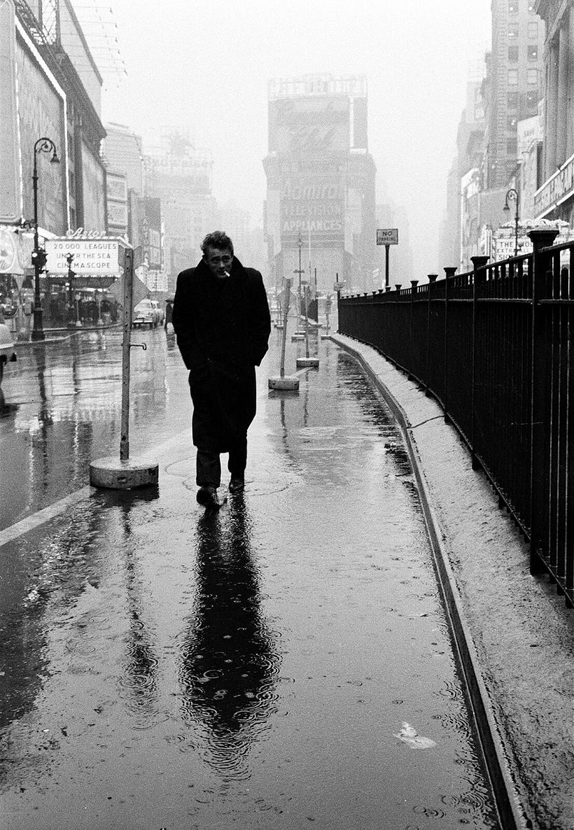 James Dean on Times Square (Dennis Stock, 1955)