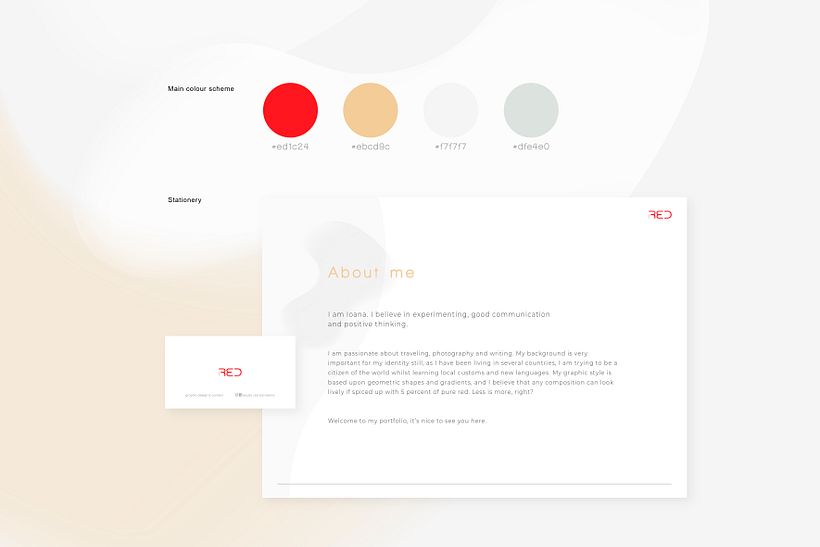 Studio RED. Personal branding 3