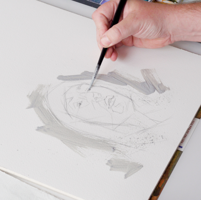 Learn to Use Masking Fluid with Watercolor Paints 4