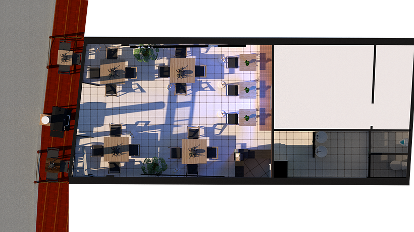 Planta de de distribución con técnica.