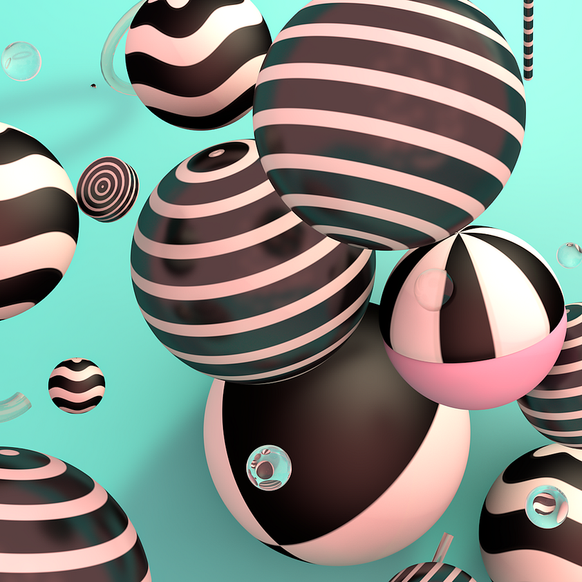 Op Art - Spheres 1