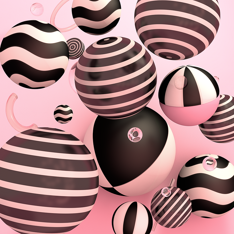 Op Art - Spheres 3